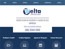 Tablet Screenshot of deltasorriso.com.br